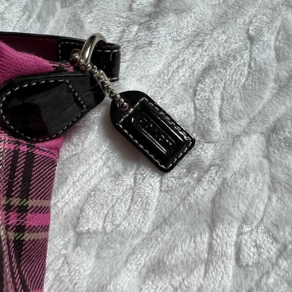 Coach Purse - Plaid Pink NWT - Picture 9 of 11